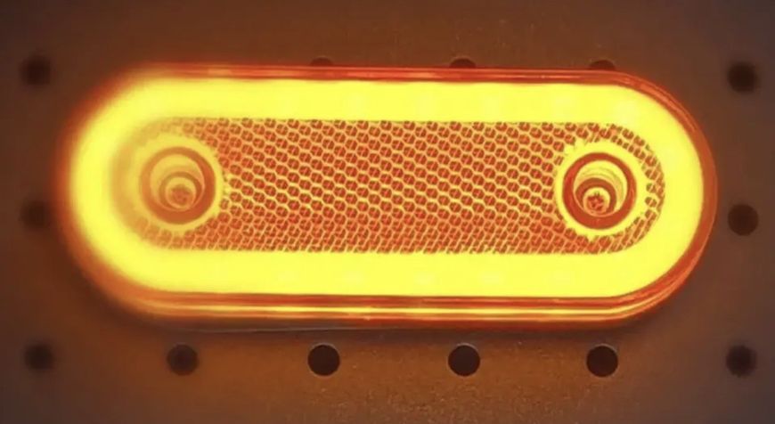 Ліхтар бічний габаритний LED NEON 12-24v Червоний 32 фото