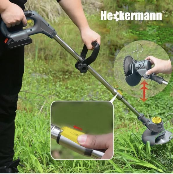 Коса акумуляторна Heckermann 24V (2 акумулятори) 796 фото