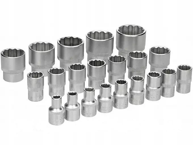 Набор головок 1/2" 12-гранных 8-36 мм 21 шт. Falon Tech FT1912 208 фото