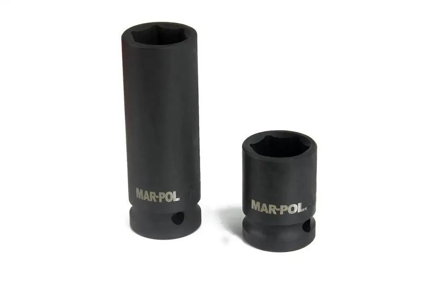 Набір ударних головок 1/2", 10-19 мм, 20 шт. Mar-Pol M58259 M58259 фото