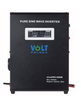 Блок бесперебойного питания Volt Polska SINUS PRO 2000W 24/230V 1400/2000W (3SP200024W) 2611 фото