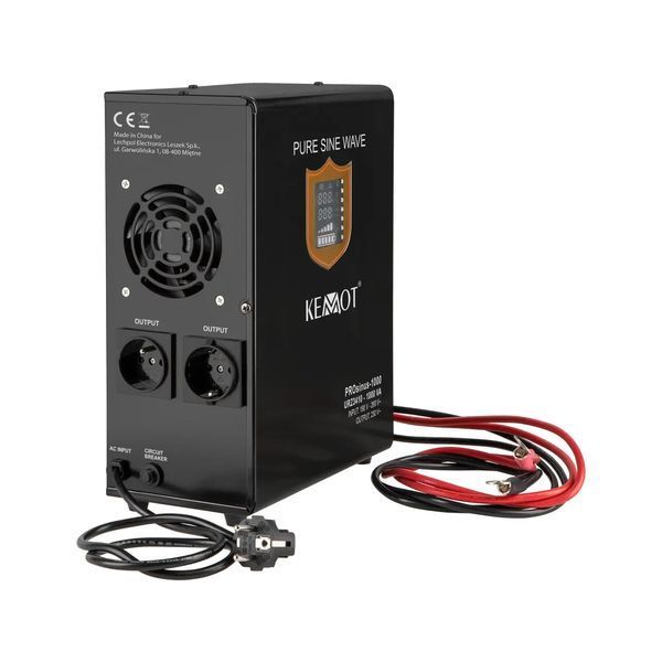 Перетворювач напруги ДБЖ KEMOT PROsinus 1000 1000/700W 12V URZ3410 3410 фото