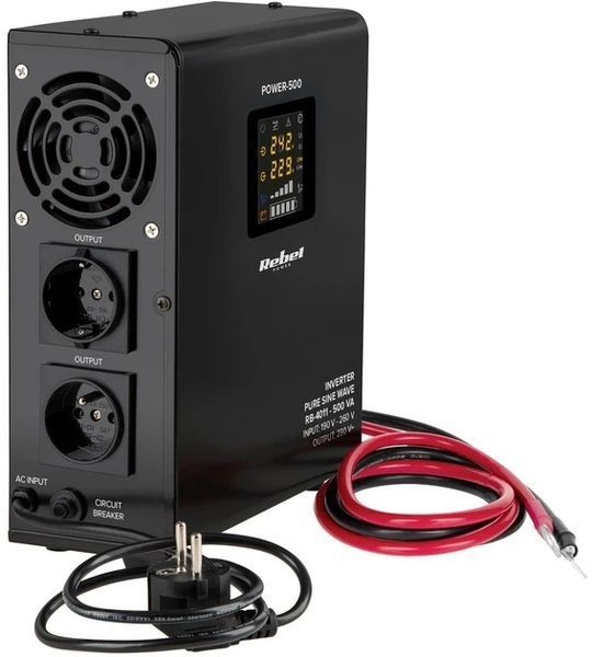 ДБЖ Rebel POWER-500 RB-4011 12V 230V 500VA/300W 4011 фото