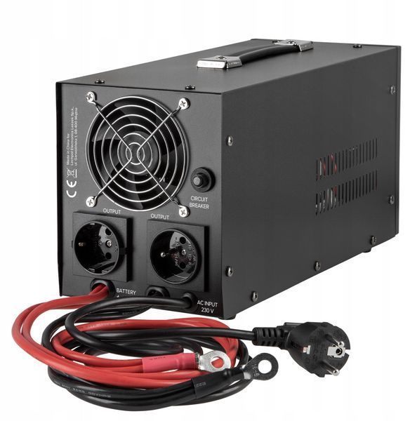 Перетворювач напруги UPS REBEL 12/230V 700/1000W (Польща) RB-4003 фото