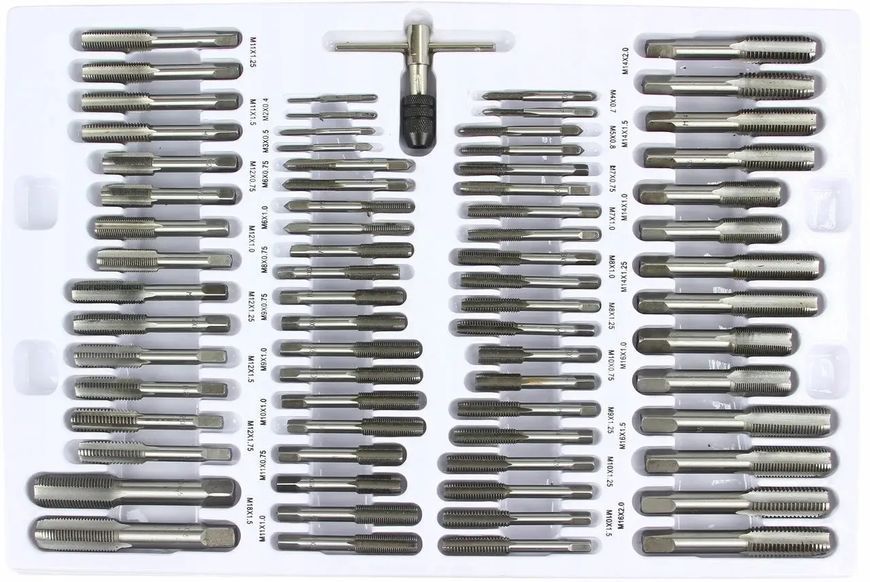 Набор плашек и метчиков 110 шт. Silver S10290 S10290 фото