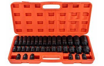 Набір торцевих ударних головок 1/2" (8-32 мм) 35 шт. Vorfal V08121 V08121 фото