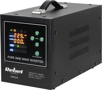 ДБЖ Rebel POWER-1000-LFP4 RB‑4028 12V 230V 1000VA/700W RB‑4028 фото