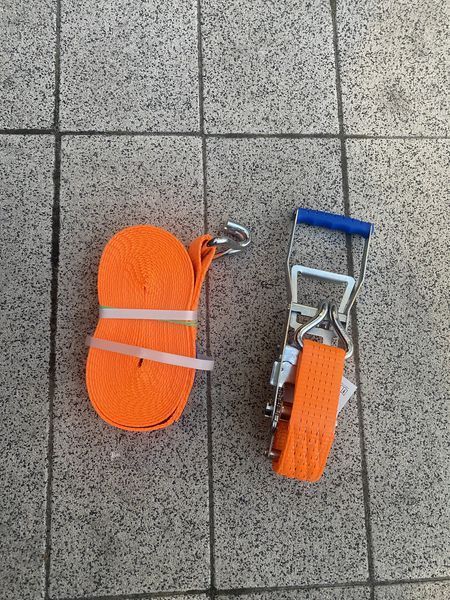 Стяжний ремінь 8 метрів, 5 тонн (довга ручка) 160323 фото