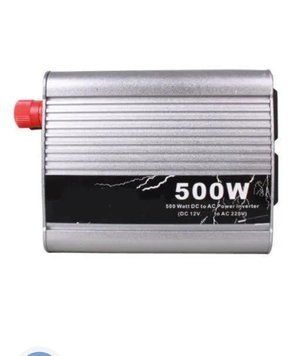 Перетворювач напруги Power Inverter 12V-220V 500W 1607 фото