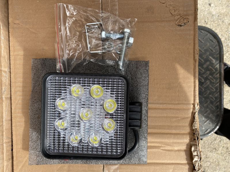 Светодиодная LED фара 27W 9 диодов дальний свет 25 фото